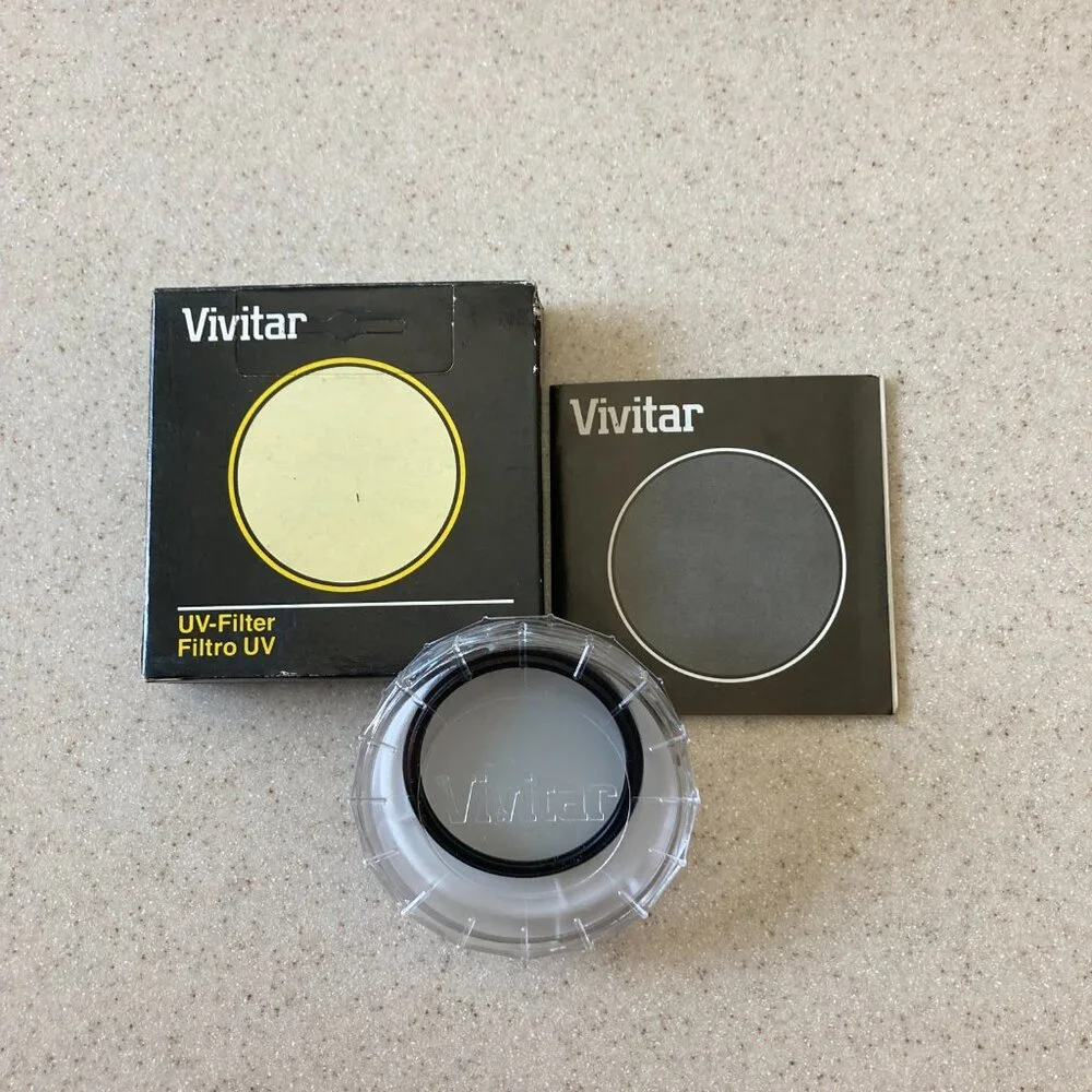 Vintage Vivitar UV Camera Lens Filter - UV Haze 46mm - NOS
